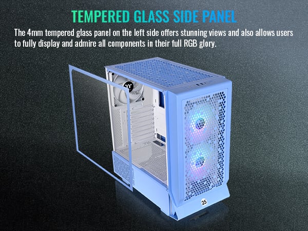 Thermaltake Ceres 330 TG ARGB Mid Tower E-ATX Case